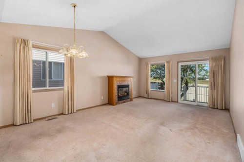 115 Chaparral Point Se, Calgary, AB - Indoor With Fireplace