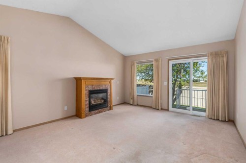 115 Chaparral Point Se, Calgary, AB - Indoor With Fireplace