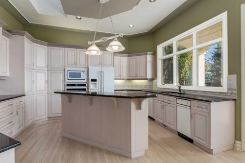 14 Patina Lane Sw, Calgary, AB - Indoor Photo Showing Kitchen With Upgraded Kitchen