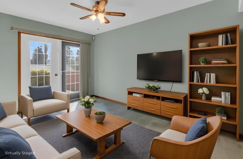 4808 Nordegg Crescent Nw, Calgary, AB - Indoor Photo Showing Living Room