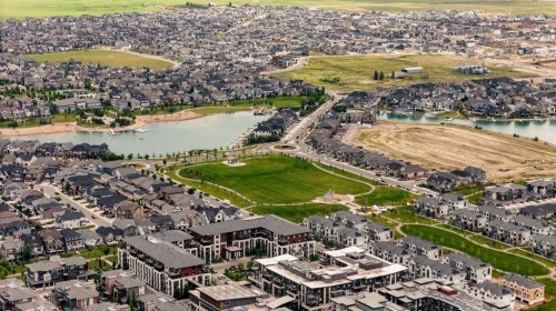 467 Mahogany Terrace Se, Calgary, AB - Outdoor With Body Of Water With View