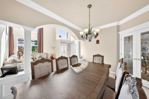 10345 Hamptons Boulevard Nw, Calgary, AB - Indoor Photo Showing Dining Room