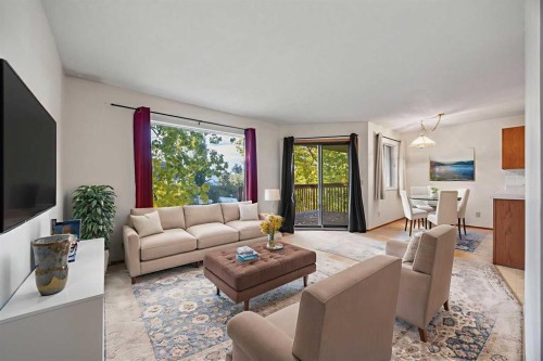 52 Sandarac Circle Nw, Calgary, AB - Indoor Photo Showing Living Room
