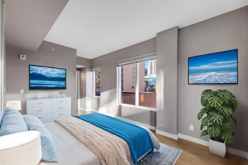201-215 13 Avenue Sw, Calgary, AB - Indoor Photo Showing Bedroom
