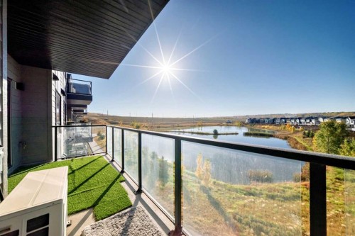 1305-42 Cranbrook Gardens Se, Calgary, AB - Outdoor With Balcony With View