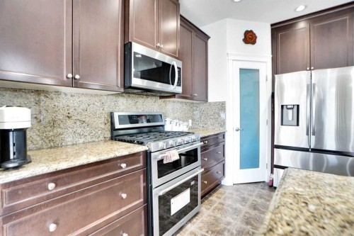 59 Redstone Park Ne, Calgary, AB - Indoor Photo Showing Kitchen With Stainless Steel Kitchen With Upgraded Kitchen