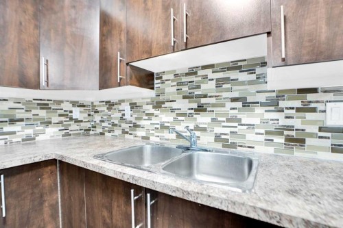 59 Redstone Park Ne, Calgary, AB - Indoor Photo Showing Kitchen With Double Sink
