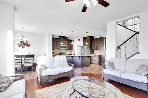 59 Redstone Park Ne, Calgary, AB - Indoor Photo Showing Living Room