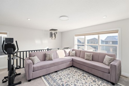 82 Red Sky Road Ne, Calgary, AB - Indoor Photo Showing Living Room