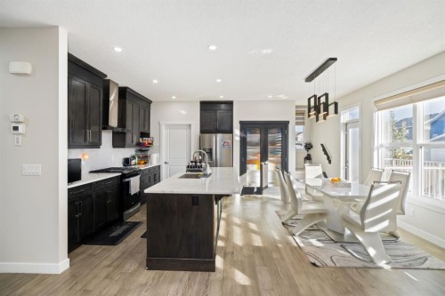 82 Red Sky Road Ne, Calgary, AB - Indoor Photo Showing Kitchen With Upgraded Kitchen
