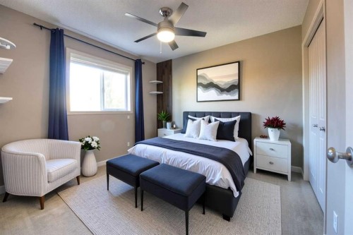 8903 Royal Oak Way Nw, Calgary, AB - Indoor Photo Showing Bedroom