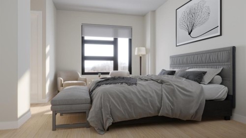 3915 73 Street Nw, Calgary, AB - Indoor Photo Showing Bedroom