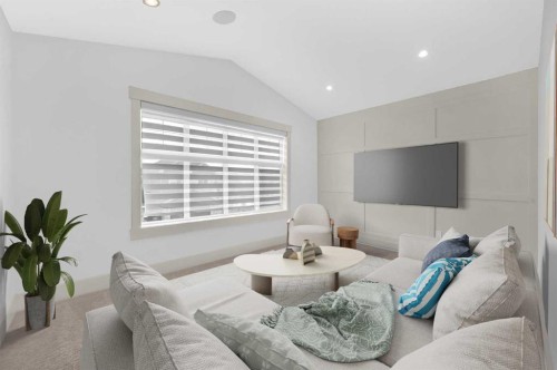 127 Evansview Road Nw, Calgary, AB - Indoor Photo Showing Living Room