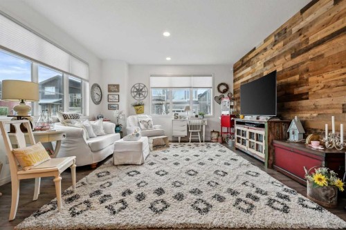 261 Carrington Circle Nw, Calgary, AB - Indoor Photo Showing Living Room