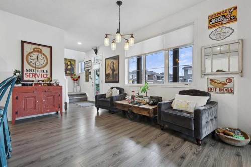 261 Carrington Circle Nw, Calgary, AB - Indoor Photo Showing Living Room