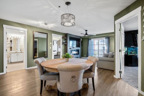 1311-755 Copperpond Boulevard Se, Calgary, AB - Indoor Photo Showing Dining Room
