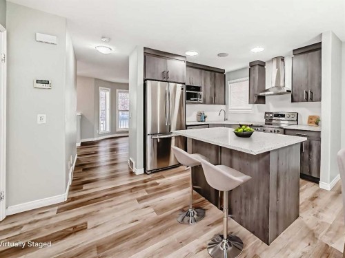 59 Tarington Way Ne, Calgary, AB - Indoor Photo Showing Kitchen With Stainless Steel Kitchen With Upgraded Kitchen