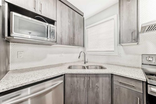 59 Tarington Way Ne, Calgary, AB - Indoor Photo Showing Kitchen With Double Sink