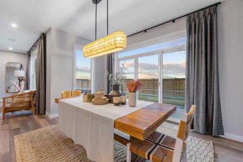 207 Brander Avenue, Langdon, AB - Indoor Photo Showing Dining Room