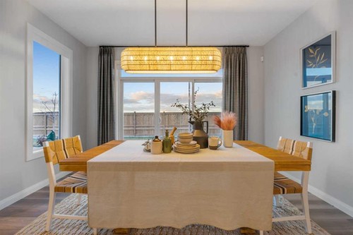 207 Brander Avenue, Langdon, AB - Indoor Photo Showing Dining Room