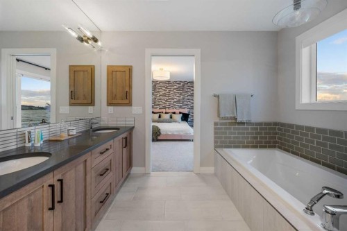 207 Brander Avenue, Langdon, AB - Indoor Photo Showing Bathroom