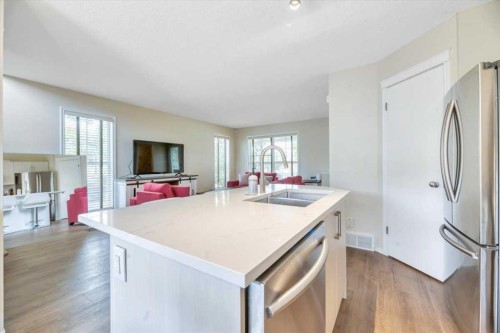 144 Prestwick Avenue, Calgary, AB - Indoor Photo Showing Kitchen With Double Sink