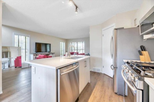 144 Prestwick Avenue, Calgary, AB - Indoor Photo Showing Kitchen With Stainless Steel Kitchen