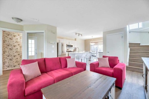 144 Prestwick Avenue, Calgary, AB - Indoor Photo Showing Living Room