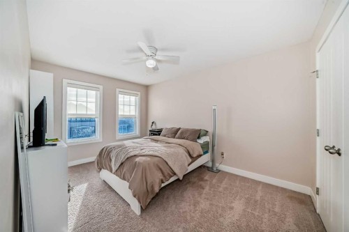115 Mahogany Way Se, Calgary, AB - Indoor Photo Showing Bedroom