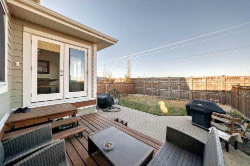 115 Mahogany Way Se, Calgary, AB - Outdoor With Deck Patio Veranda With Exterior