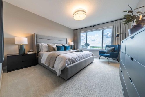 191 Lucas Common Nw, Calgary, AB - Indoor Photo Showing Bedroom