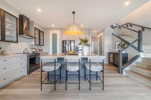 191 Lucas Common Nw, Calgary, AB - Indoor Photo Showing Kitchen With Upgraded Kitchen