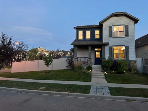 64 Elgin Meadows Manor Se, Calgary, AB - Outdoor With Deck Patio Veranda With Facade