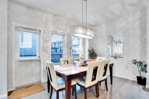 151 Skyview Point Road Ne, Calgary, AB - Indoor Photo Showing Dining Room