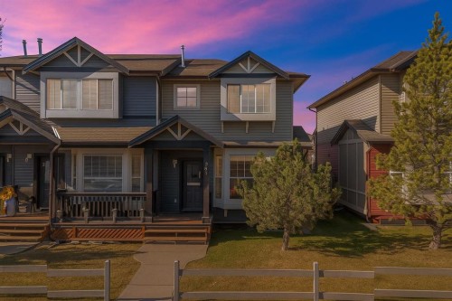 201-2066 Luxstone Boulevard Sw, Airdrie, AB - Outdoor With Deck Patio Veranda With Facade