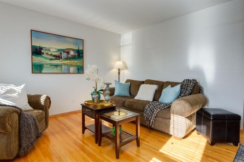 90 Allandale Close Se, Calgary, AB - Indoor Photo Showing Living Room