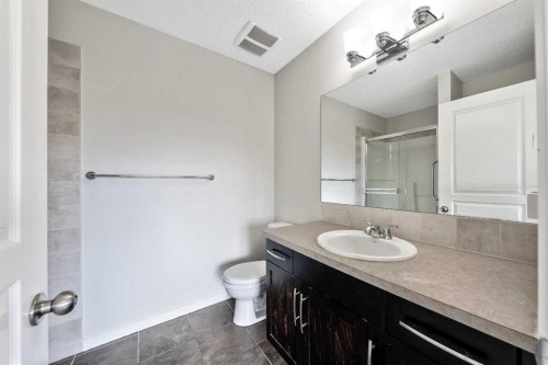 160 Sunset Point, Cochrane, AB - Indoor Photo Showing Bathroom