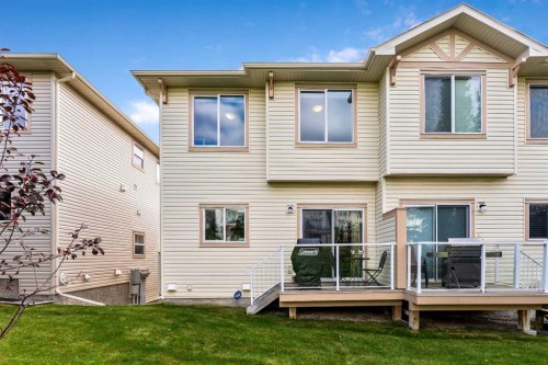 160 Sunset Point, Cochrane, AB - Outdoor With Deck Patio Veranda