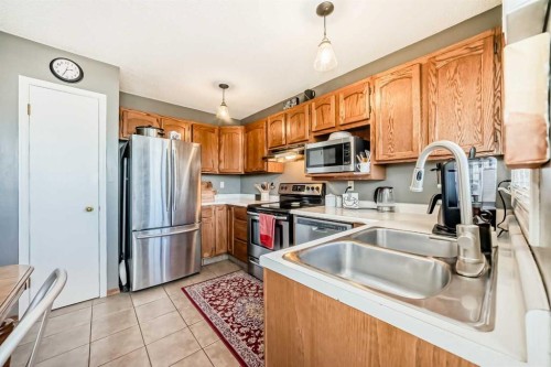 20 Rivergreen Crescent Se, Calgary, AB - Indoor Photo Showing Kitchen With Double Sink