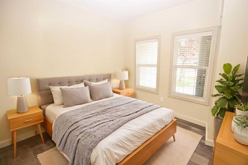 1708-11811 Lake Fraser Drive Se, Calgary, AB - Indoor Photo Showing Bedroom