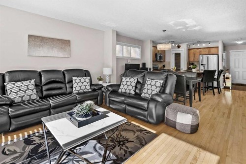 510 Cranston Drive Se, Calgary, AB - Indoor Photo Showing Living Room