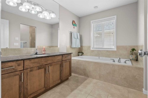 510 Cranston Drive Se, Calgary, AB - Indoor Photo Showing Bathroom