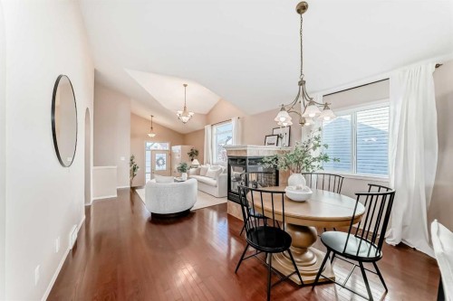 1046 Channelside Way Sw, Airdrie, AB - Indoor Photo Showing Dining Room