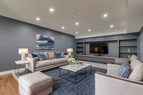3207 Alfege Street Sw, Calgary, AB - Indoor Photo Showing Living Room