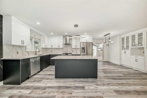 432 Ogden Drive Se, Calgary, AB - Indoor Photo Showing Kitchen With Upgraded Kitchen