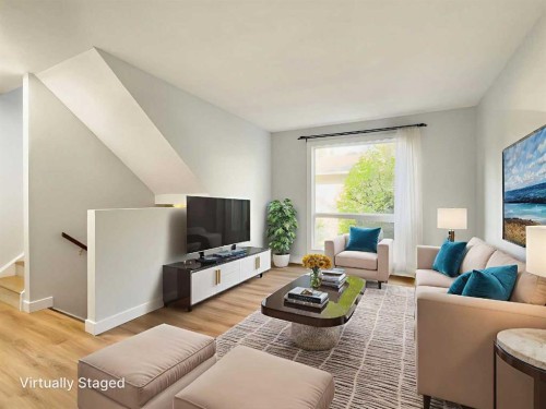 92-6915 Ranchview Drive Nw, Calgary, AB - Indoor Photo Showing Living Room