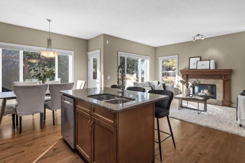 133 Sage Valley Close Nw, Calgary, AB - Indoor With Fireplace