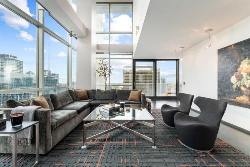 2004-108 9Th Avenue Sw, Calgary, AB - Indoor Photo Showing Living Room