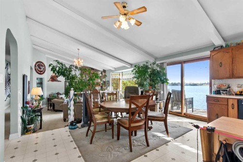 1044 West Chestermere Drive, Chestermere, AB - Indoor Photo Showing Dining Room