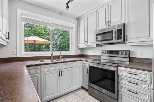 16 Deer Ridge Court Se, Calgary, AB - Indoor Photo Showing Kitchen With Double Sink